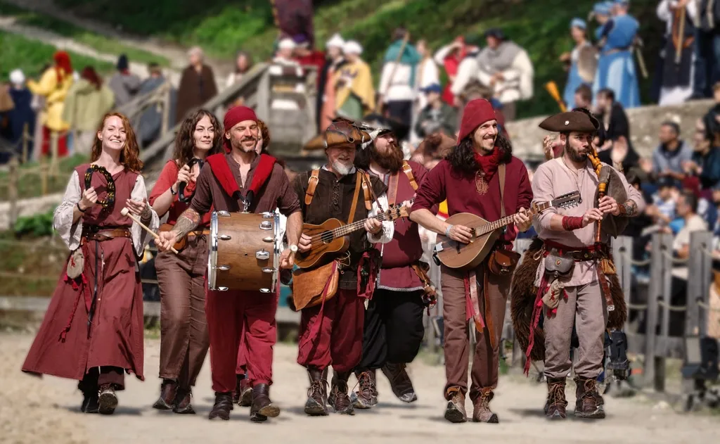 La Rioule - groupe musique néo-folk fête médiévale Pérouges 2026